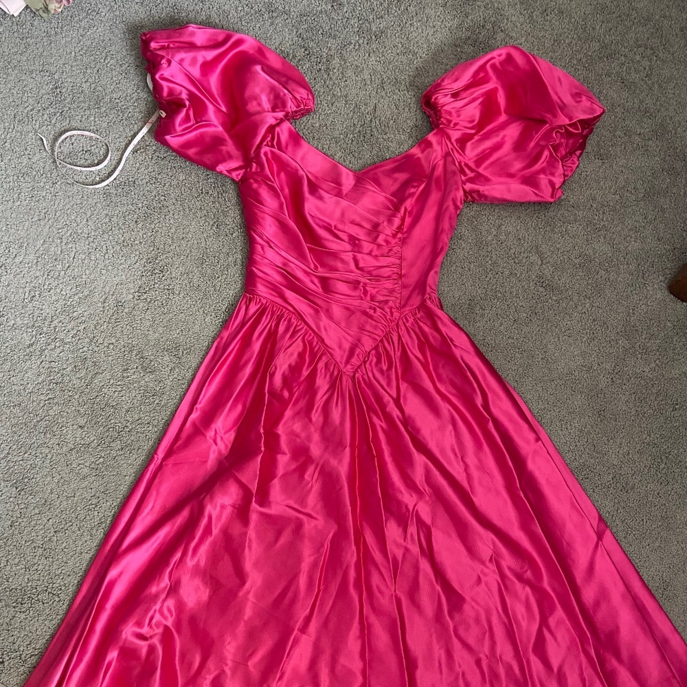 barbiecore 80s dress
